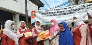 Gelar Amalyah Ramadhan, Kowani Serahkan 150 Paket Sembako bagi Warga Kecamatan Tambora Jakbar