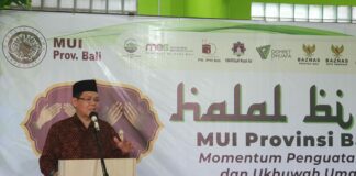 Hadiri Halal Bihalal BKDI Denpasar, Buya Amir Kembali Ajak Umat Bersatu dalam Wadah MUI
