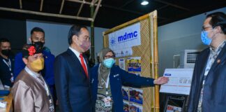 Presiden Jokowi Kunjungi Stand MDMC di Acara Global Platform for Disaster Risk Reduction