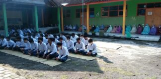 Keluarga Besar SMP Muhammadiyah 1 Tempel Sleman Gelar Syawalan