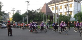 Syiar Muktamar, Ratusan Kader Muhammadiyah Adakan Gowes Sehat