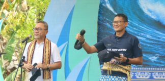 Sandiaga Uno: Liga Selancar Dunia Krui Pro 2022 Bangkitkan Sektor Pariwisata dan Ekonomi