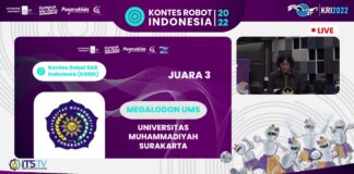 Alhamdulillah, UMS Raih Juara dalam Kontes Robot Indonesia Wilayah 2