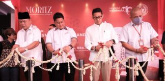 Tingkat Hunian Hotel Penuh, Menparekraf Resmikan Moritz Smart Hotel Bandung