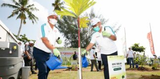 Dua Dekade APU-PPT, PPATK dan BNI Tanam Pohon