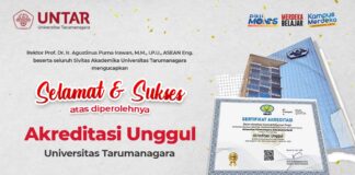 Rektor Untar: Kolaborasi Penta Helix, Wujudkan Untar Peroleh Akreditasi Unggul dari BAN-PT