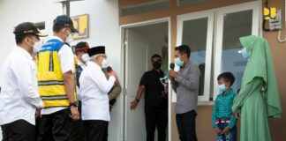 Wapres Ma’ruf Amin Tinjau 1.951 Huntap Bagi Korban Erupsi Gunung Semeru