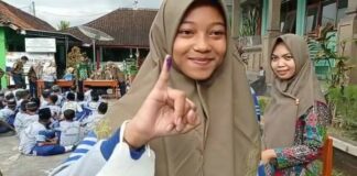 Pesta Demokrasi Di SMP MUHAMMADIYAH Karangasem.