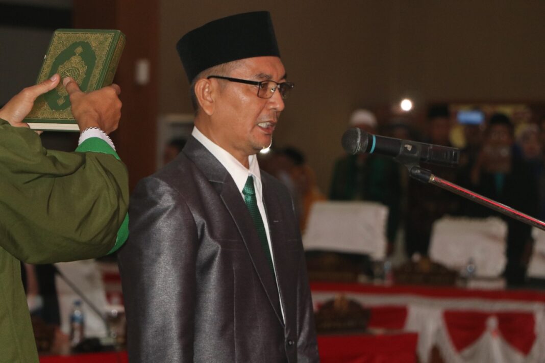 Sefti Agsiadi, SE resmi dilantik menjadi anggota DPRD Muara Enim pengganti antar waktu dari PKB