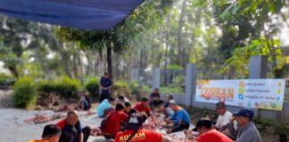 Sasar Pemukiman Padat Penduduk di Kabupaten Pekalongan, Lazismu Distribusikan Daging Kurban