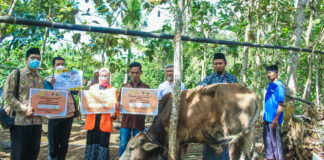 LazisMu Umbulharjo Yogyakarta, Berbagi Qurban dan Emas untuk Jama’ah di Girisubo Gunung Kidul