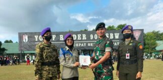 Cegah Pecah Belah Negara, Dan Yonif Raider 900/SBW Tutup Pradiksar Gabungan PPM dan Menwa