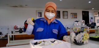 Dosen Polimedia Lakukan Riset Pemanfaatan Masker Bekas Menjadi Bahan Baku Printer 3D