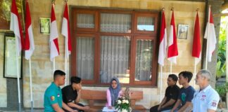 Korps Menwa Kabupaten Jembrana Siap Melatih Anak TK Tentang PPBN