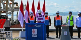 Presiden Joko Widodo Resmikan Terminal Kijing Pelabuhan Pontianak