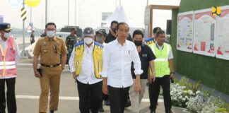 Tingkatkan Mobilitas Logistik, Presiden Jokowi Resmikan Jalan Tol Cibitung-Cilincing dan Tol Serpong-Balaraja Seksi 1