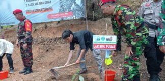PP Pemuda Muhammadiyah Gandeng Lazismu Adakan Aksi Tanam Pohon