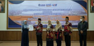 Pembekalan dan Pelepasan 275 Calon Wisudawan FKIP UMS, Agar Berkinerja Bagus di Masyarakat