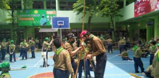 Gali Potensi Kader Pandu, SD Muhammadiyah 1 Solo Adakan Perkemahan HW