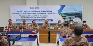 UMS Gelar Rakerpim untuk Percepat Tranformasi Reputasi Internasional