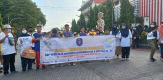 Siswa SD Muhammadiyah 24 Gajahan Senang Ikut Berpartisipasi di Acara Jalan Sehat Syiar Muktamar