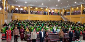 UNMUHA Wisuda 509 Ahli Madya, Sarjana dan Magister ke-43