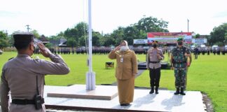 Bupati Sragen Harapkan Pilkades Berjalan Damai, Lancar dan Kondusif Apel