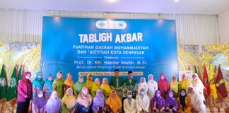 PDM Denpasar dan ‘Aisyiyah Gelar TABLIGH AKBAR Muhammadiyah Bali.