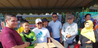 Berjalan kaki sejauh 25 kilometer, demi ikut Jalan sehat muktamar PDM Kotawaringin Barat