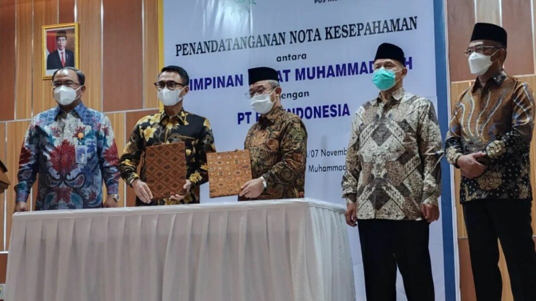 PT POS Tandatangani Kerjasama dengan PP Muhammadiyah