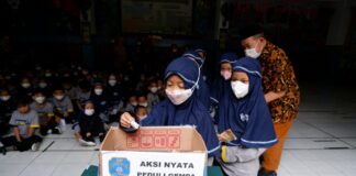 SD Muhammadiyah PK Kottabarat Gelar Aksi Nyata Peduli Bencana Gempa Bumi Cianjur