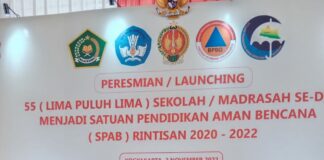 SMK Muhammadiyah 2 Turi Jadi Satu dari 55 Sekolah yang Dikukuhkan Jadi Satuan Pendidikan Aman Bencana DIY