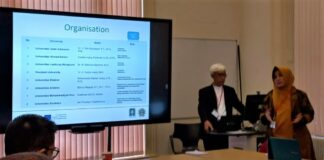 UAD dan UII Berhasil Bentuk ‘Matta Bencana’ di University of Gloucestershire Inggris Ida