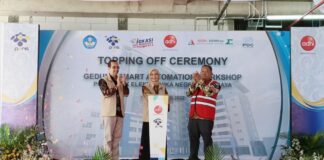 Peresmian Topping Off Gedung SAW PENS, Kemendikbudristek Dorong PENS Lahirkan Lulusan Berdaya Saing Global