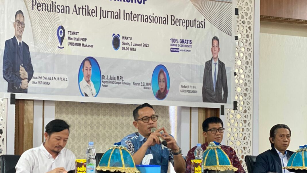 Prodi PGSD FKIP Universitas Muhammadiyah Makassar Gelar Workshop Penulisan Artikel Jurnal Internasional