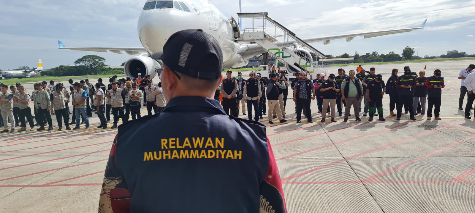 EMT Muhammadiyah – EMT Indonesia : 119 personil bergerak ke Turkey dengan Pesawat Garuda