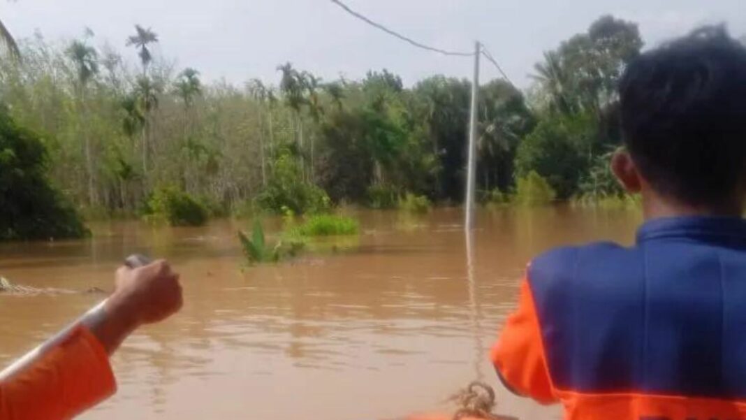 Warga Empat Desa di Baturaja Sumsel Kebanjiran