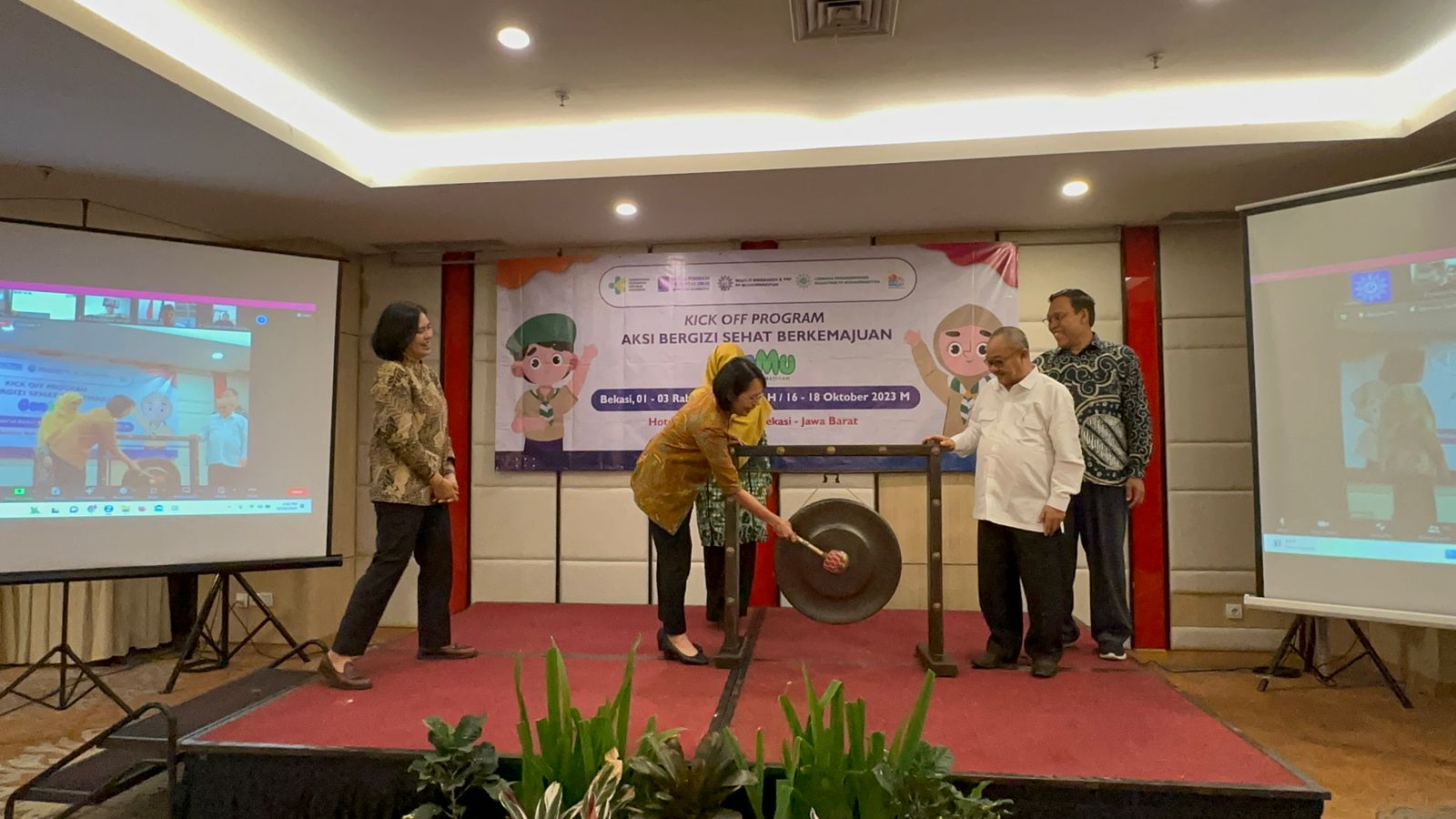 Kick Off Aksi Bergizi Sehat Berkemajuan Di Sekolah, Madrasah, Dan ...