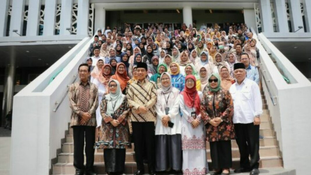 Presiden Kunjungi Masjid Walidah Dahlan UNISA Yogyakarta, Rabu (31/1/2024).