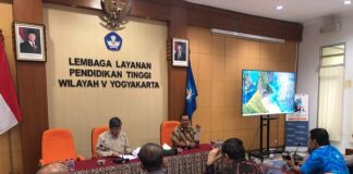 BPSMI DIY Audiensi dengan Kepala LLDikti Wilayah V Yogyakarta Pertemuan Perwakilan pengurus BPSMI DIY dengan Kepala LLDIKTI, Setyabudi Indartono di Yogyakarta. (foto : istimewa)