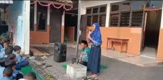 Tausyiah Murid SD Muhammadiyah 24 Gajahan, Husna Nissa Ajak Teman-Teman Berbakti kepada Orang Tua