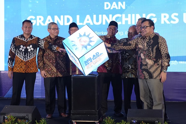 Peringatan Milad ke 8 dan Grand Launching Rumah Sakit UAD di Jalan Cindelaras Raya, Kalurahan Wedomartani, Kapanewon Ngemplak, Kabupaten Sleman, Daerah Istimewa Yogyakarta (DIY), Sabtu (23/8/2025). (foto : Humas UAD)