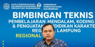 Majelis Dikdasmen dan PNF PP Muhammadiyah Tekankan Inovasi Guru Lewat Bimtek Pembelajaran AI dan Karakter di Lampung