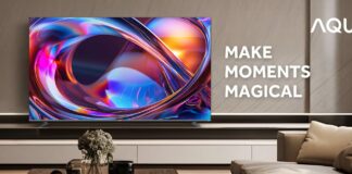 AQUA Elektronik Perkenalkan TV AQT85M80FUX, Hadirkan Nuansa Bioskop dari Rumah