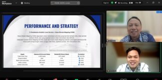 Digitalisasi Manajemen Rantai Pasok Obat Percepat Pengambilan Keputusan Strategis Rumah Sakit Fadhil Adita dan Agus Mansur saat menjelaskan hasil penelitiannya kepada wartawan secara virtual. (foto : istimewa)