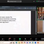 Toto Raharjo Temukan Cara Melindungi Dokumen Medis Elektronik Toto Raharjo yang didampingi Yudi Prayudi saat memaparkan hasil penelitiannya kepada wartawan secara virtual. (foto : istimewa)