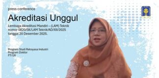 Akreditasi Unggul, Dorong Prodi DRI UII Lahirkan Doktor Berdaya Saing Global Prof Elisa Kusrini, Ketua Program Studi Doktor Rekayasa Industri FTI UII. (foto : istimewa)