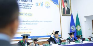 UMS Kukuhkan Doktor Pengembang Bahan Ajar Lokal