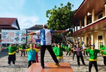 Senam KBIHU Aisyiyah Siapkan Kebugaran Calon Haji