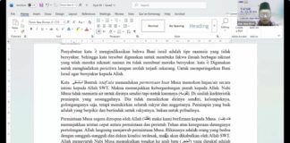 Kajian UMS Soroti Kekufuran Bani Israil